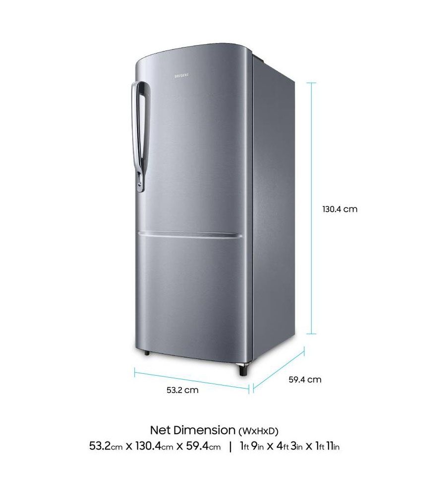 LG 260 L Frost Free Double Door 4 Star Refrigerator  (Shiny Steel, GL-I292RPZL) | BLUMAINDIA