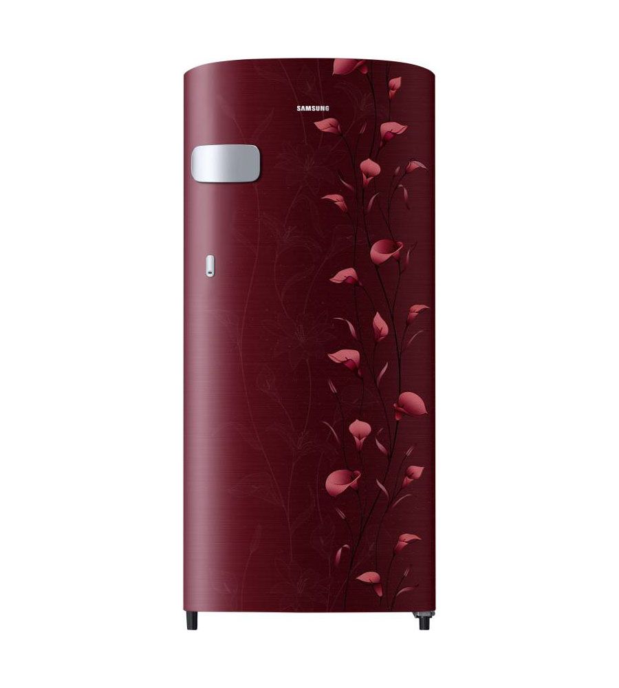 Samsung 192 L Direct Cool Single Door 2 Star Refrigerator  (Tender Lily Red, RR19N1Y12RZ/HL) | BLUMAINDIA