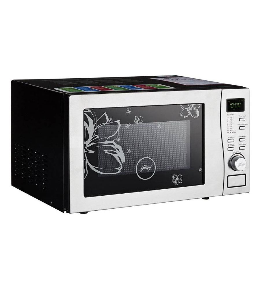 Godrej 19 L Convection Microwave Oven  (GMX 519 CP1 PZ, White Rose) | BLUMAINDIA