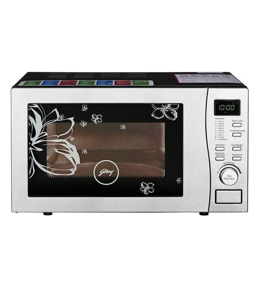 Godrej 19 L Convection Microwave Oven  (GMX 519 CP1 PZ, White Rose) | BLUMAINDIA
