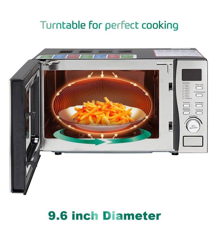Godrej 19 L Convection Microwave Oven  (GMX 519 CP1 PZ, White Rose) | BLUMAINDIA